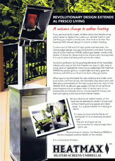 Cover of Heatmax Al Fresco Living Brochure